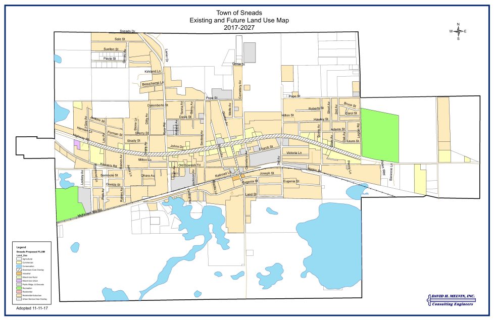 Land Use Map Sneads Florida