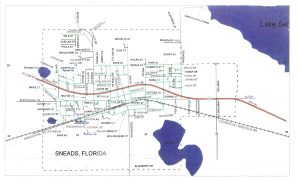 Sneads Town Map